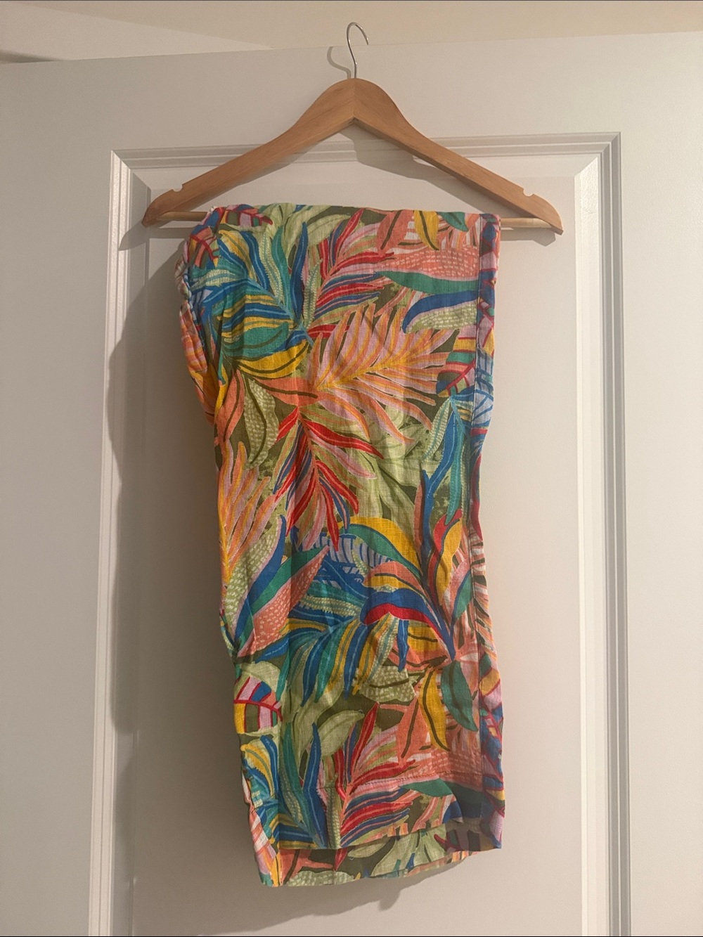 C&C California Multicolor Tropical Wide-Leg Jumpsuit Pants